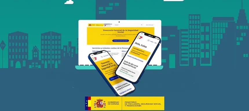 Ordenador con acceso a Import@ss para contratar empleada de hogar en Sevilla